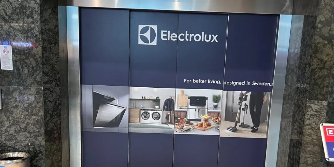 Electrolux Dikey Süpürge Teşhir Standı