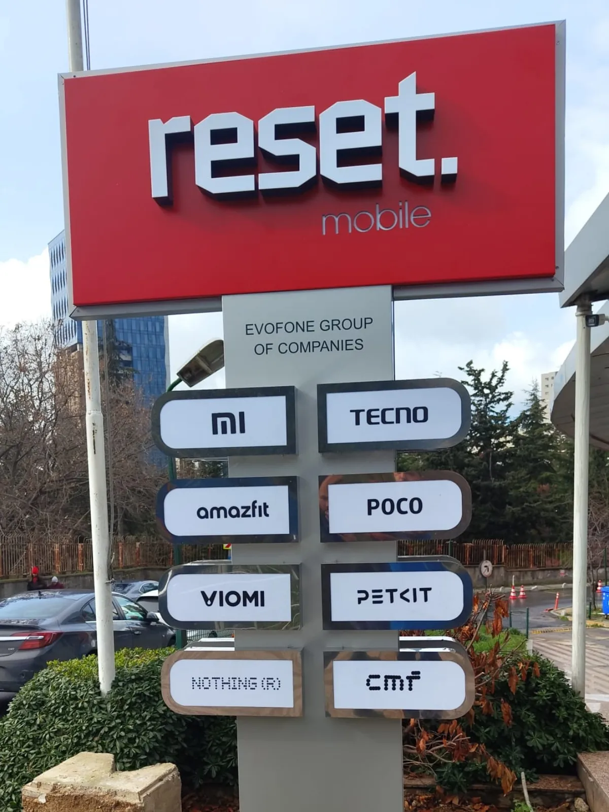 Totem Işıksız Tabela