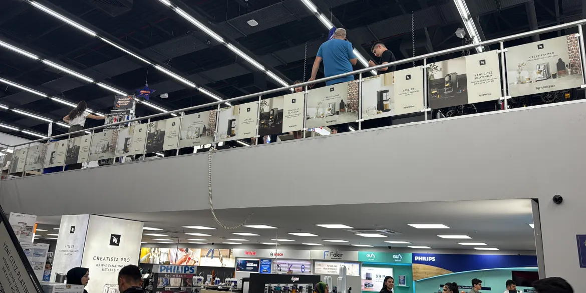 Nespresso Mağaza İçi Kapsül Reyon Giydirme Örneği