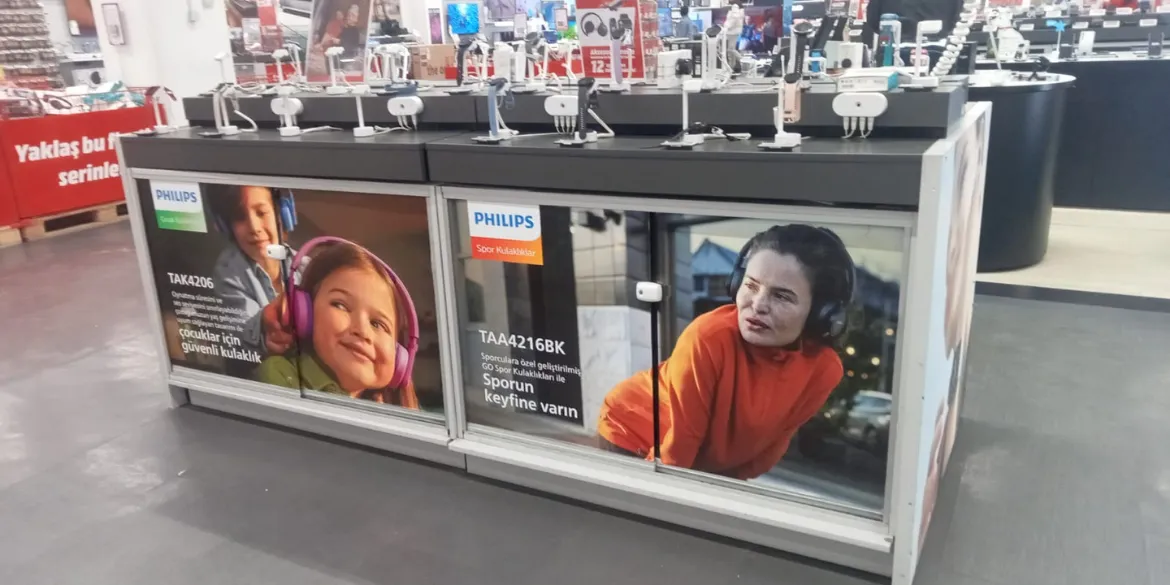 Philips Zincir Mağaza İçi Reyon Giydirme Örneği