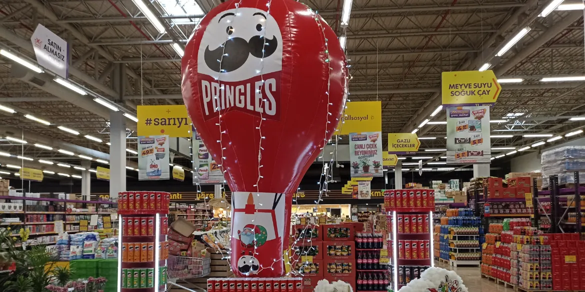 Pringles Özel Tasarım Stand Detayı