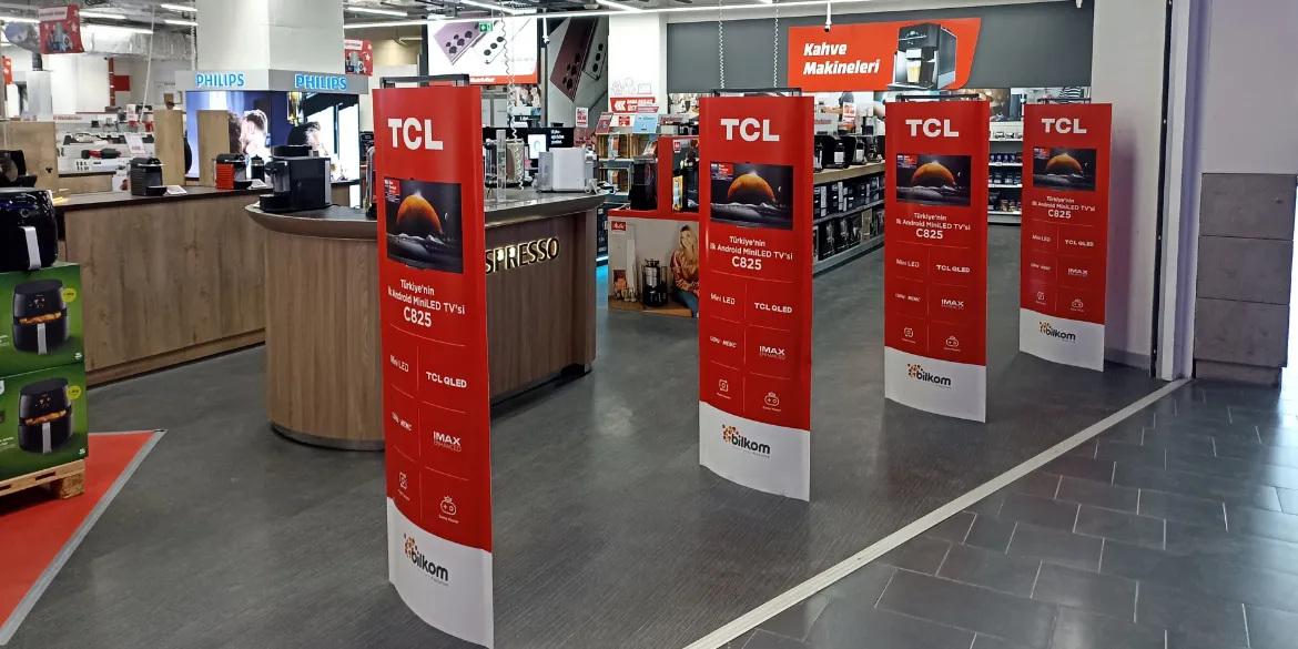 TCL P.O.P. Materyalleri Detayı Örneği