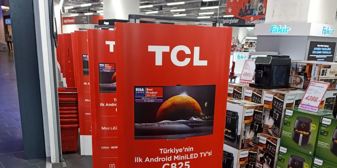 TCL Beyaz Eşya Sergileme Alanı Görseli