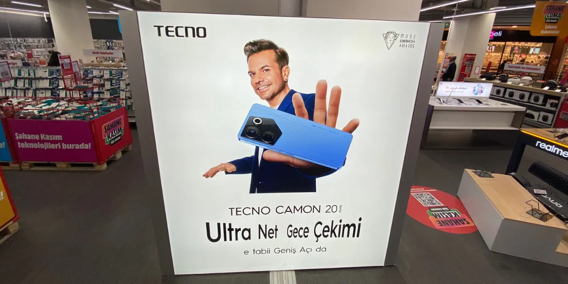 TECNO Akıllı Cihaz Ürün Standı Uygulaması