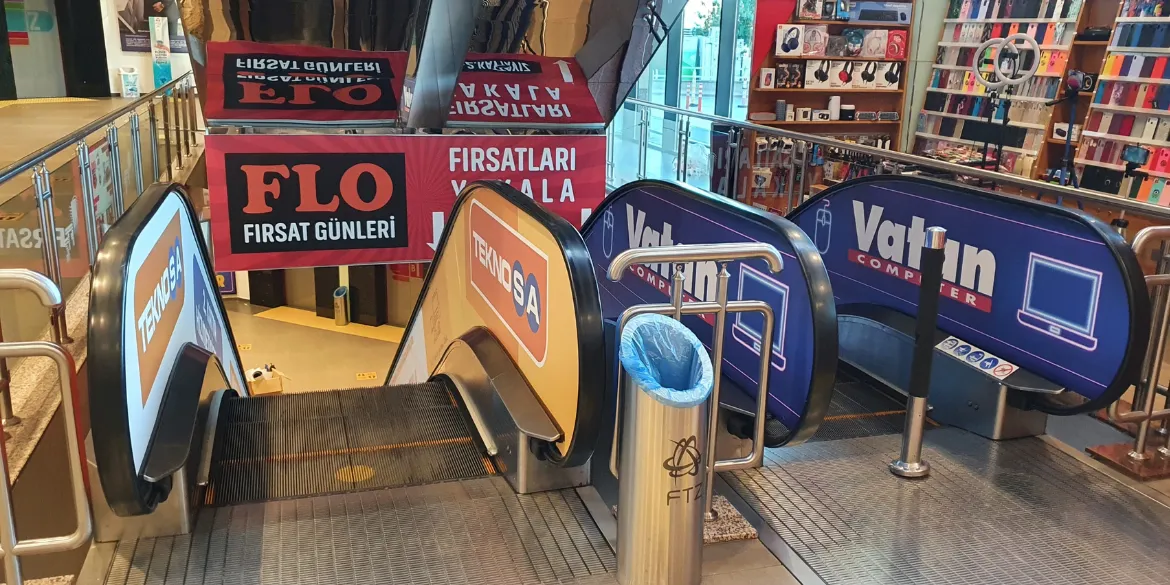 TEKNOSA Yönlendirme P.O.P. Materyalleri Detayı Örneği