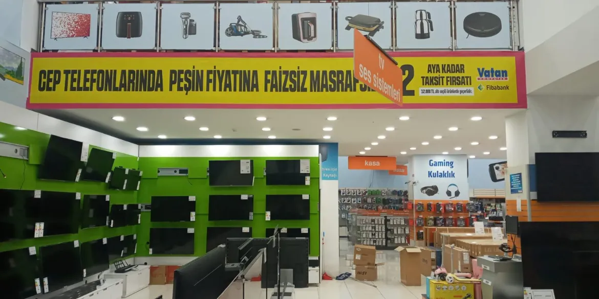 Vatan Bilgisayar Mağaza İçi Reyon Giydirme Uygulaması