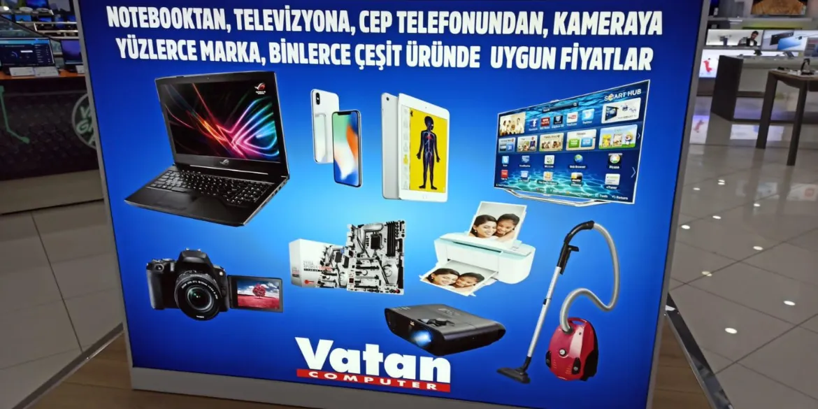 Vatan Bilgisayar İç Mekan Duvar Grafiği Uygulaması