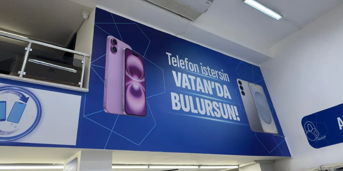 Vatan Bilgisayar Mağaza İçi Reyon Giydirme Uygulaması